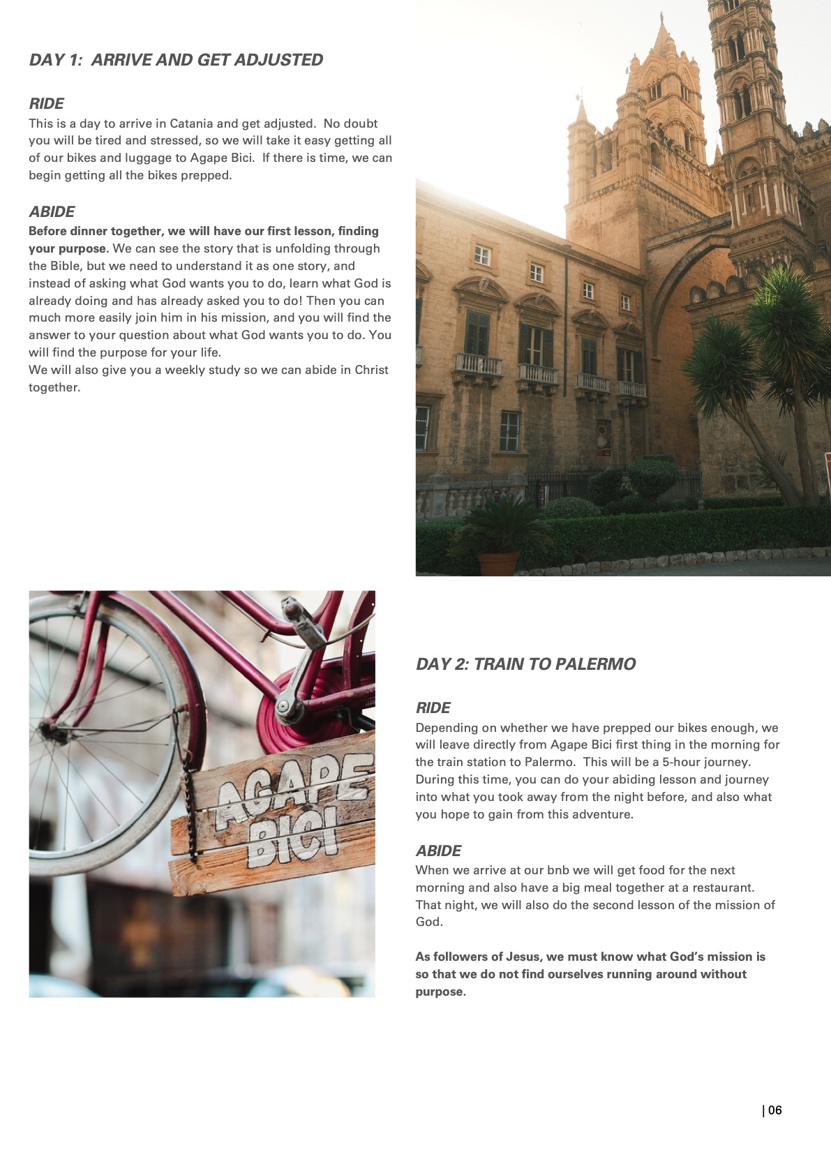 Agape Bici brochure page 7