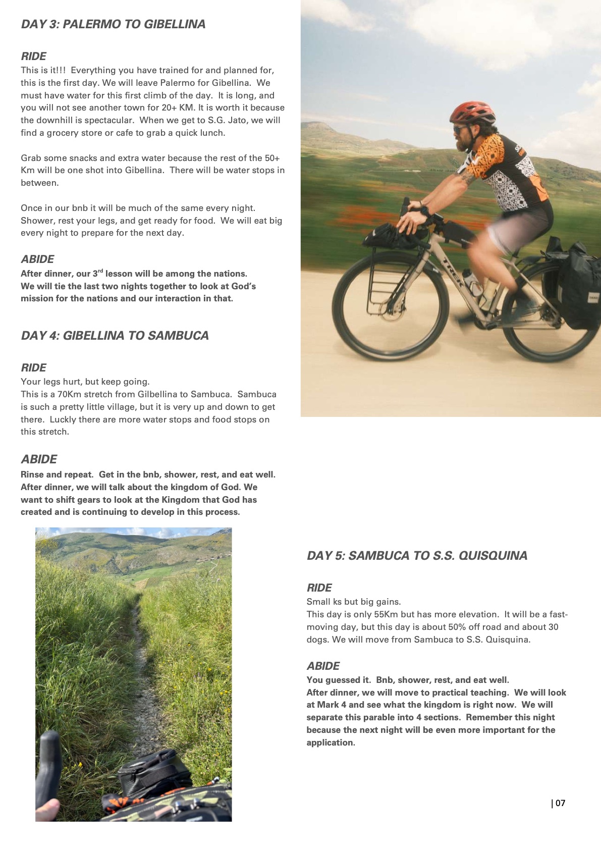Agape Bici brochure page 8
