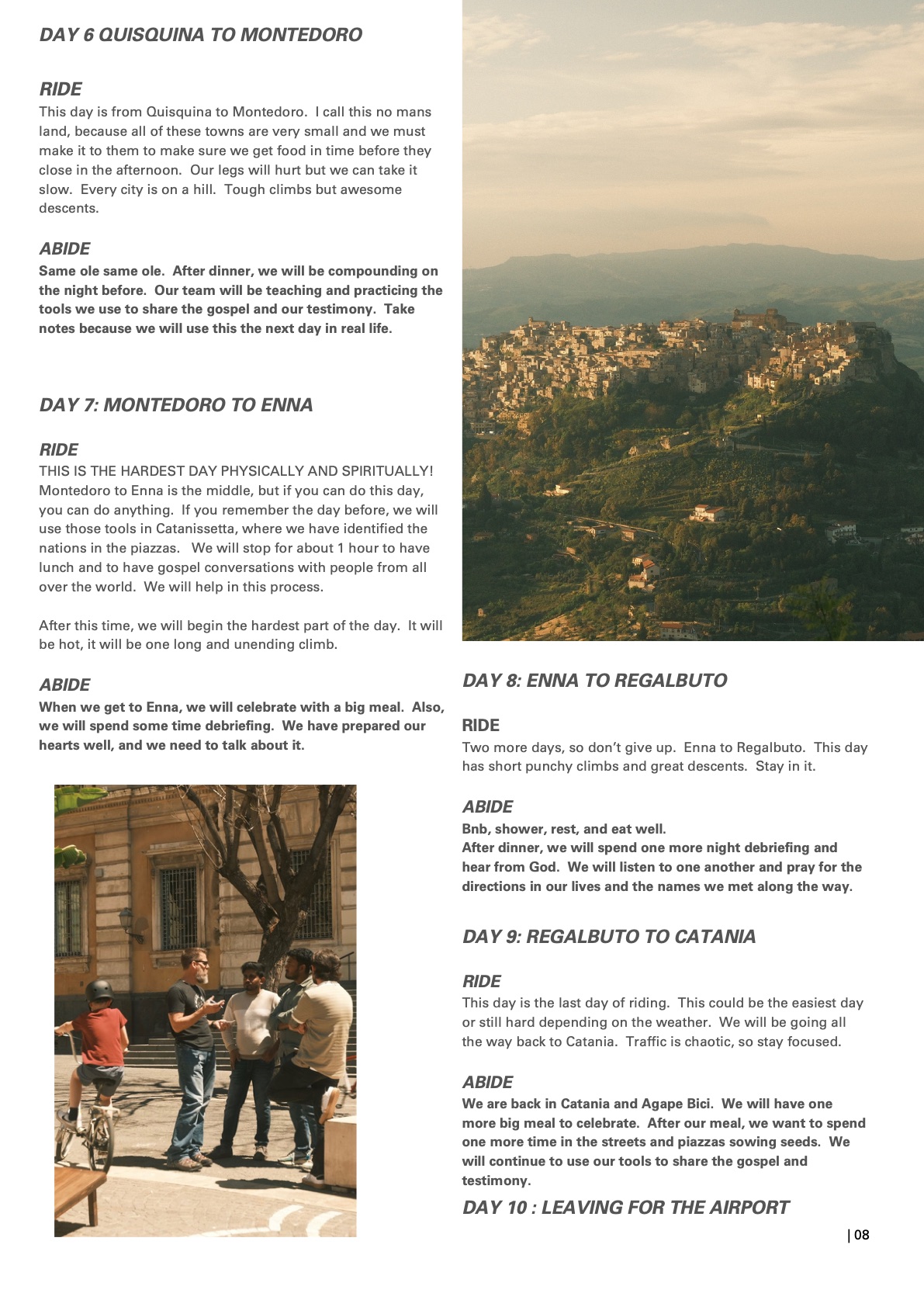 Agape Bici brochure page 9
