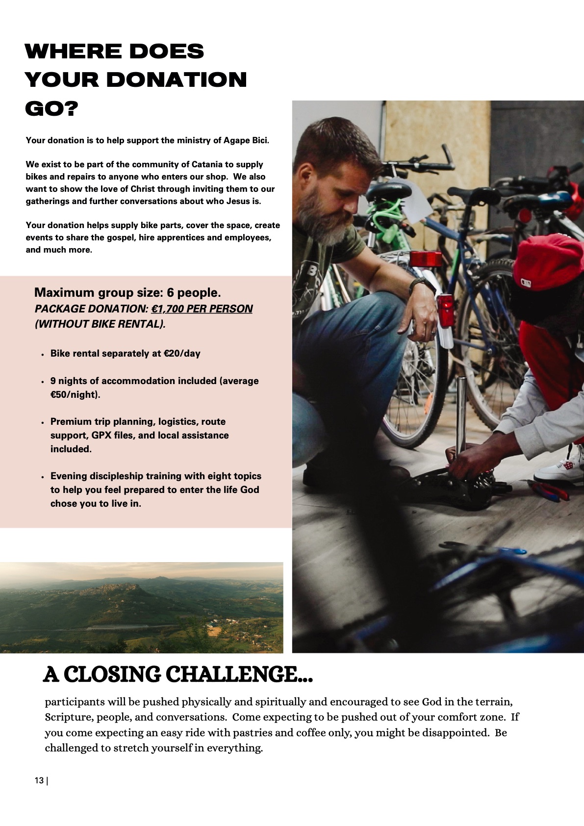 Agape Bici brochure page 14