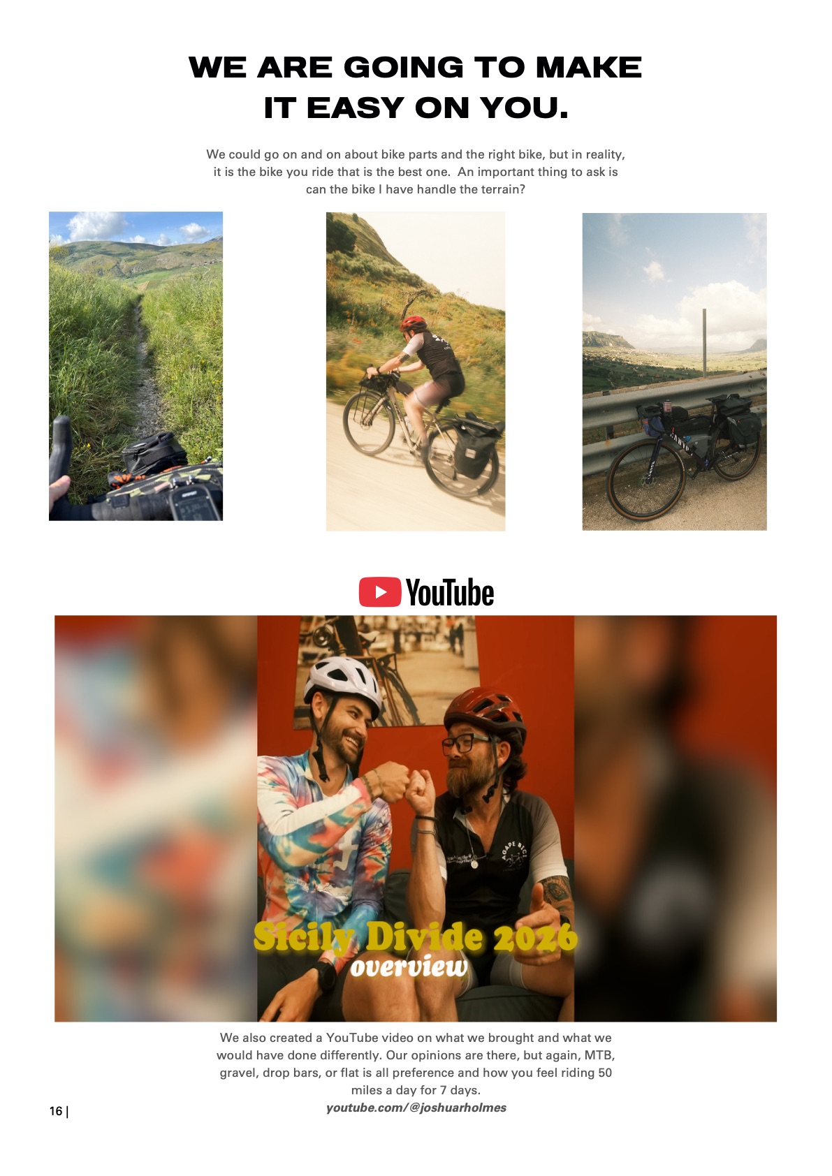 Agape Bici brochure page 17